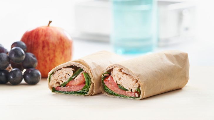 Salmon Salad Wrap