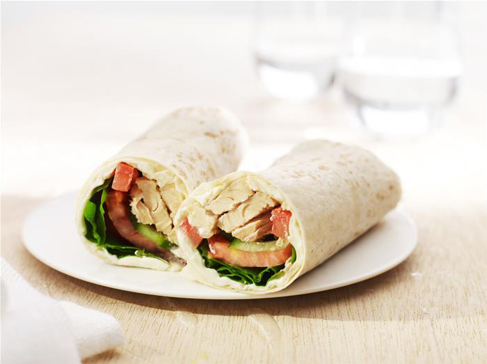 LiveLighter - Healthy Salmon Salad Wrap Recipe