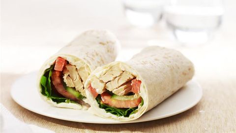 Salmon Salad Wrap