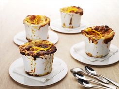 Orange Semolina Pudding
