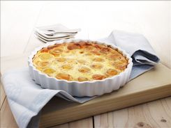 Apricot Custard Flan