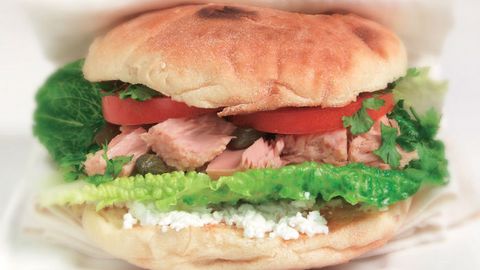 Tuna Salad in Turkish Bread