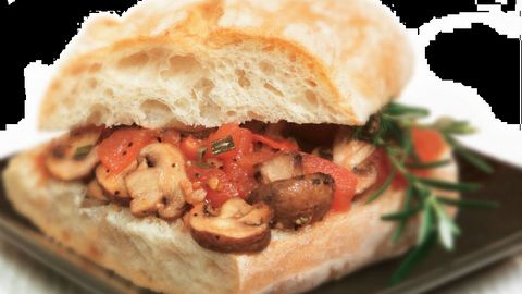 healthy healthy mushroom & tomato bruschetta recipe recipe Mushroom & Tomato Bruschetta