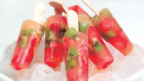 healthy healthy strawberry & kiwifruit popsicle recipe recipe Strawberry & Kiwifruit Popsicle