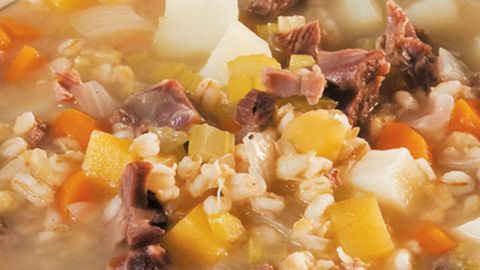 healthy healthy lamb shank & vegetable soup recipe recipe Lamb Shank & Vegetable Soup