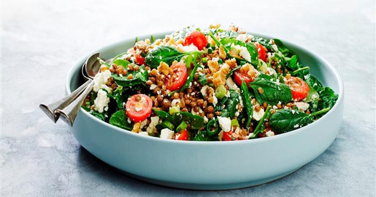LiveLighter - Healthy Walnut Lentil Salad Recipe
