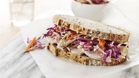 healthy healthy chicken coleslaw sandwich recipe recipe Chicken Coleslaw Sandwich