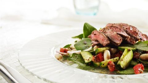 healthy healthy balsamic beef salad recipe recipe Balsamic Beef Salad
