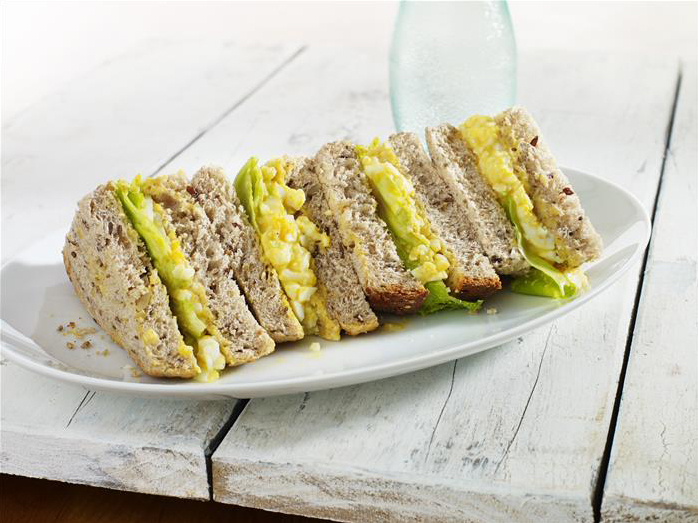 Livelighter Healthy Curried Egg Sandwich Recipe