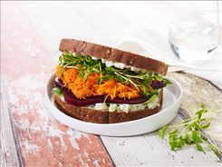 Winter Vegie Sandwich