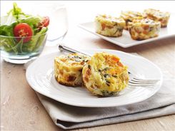 Pumpkin & Feta Mini Frittatas
