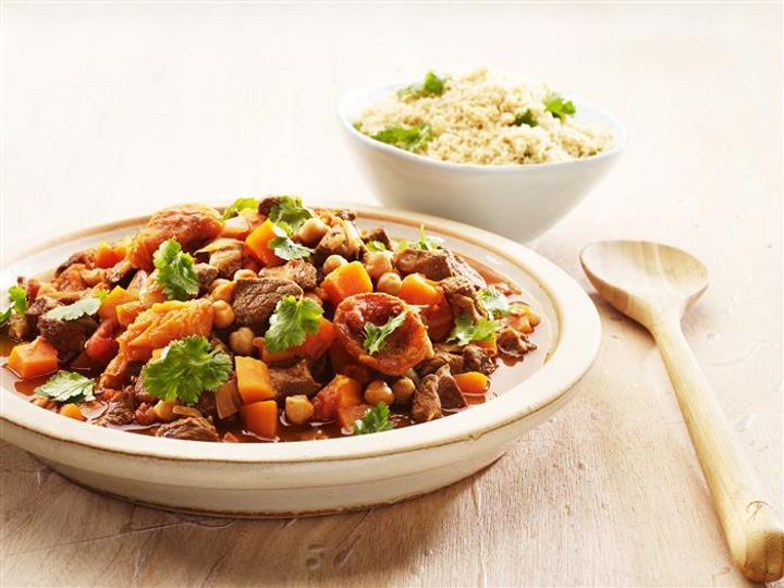 LiveLighter - Healthy Lamb Tagine With Couscous Recipe