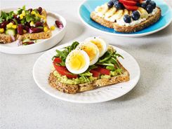 Avocado Egg & Rocket Toast Topper