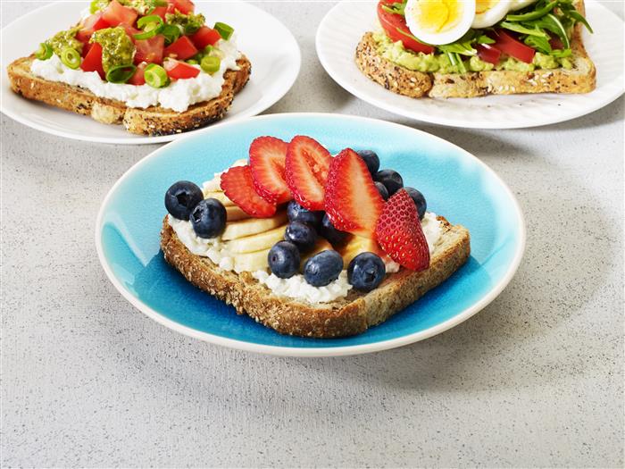 LiveLighter - Healthy Fruity Mix Toast Topper Recipe