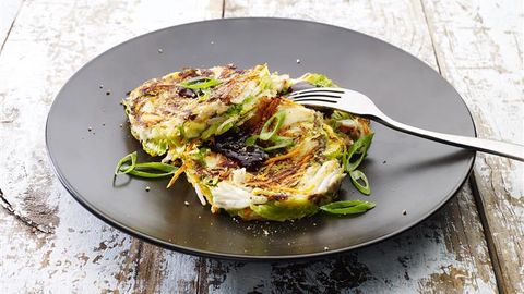 healthy healthy japanese crab pancakes recipe recipe Japanese Crab Pancakes