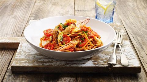 healthy healthy chilli crab spaghetti recipe recipe Chilli Crab Spaghetti