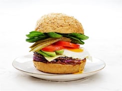 Loaded Mushroom Burger