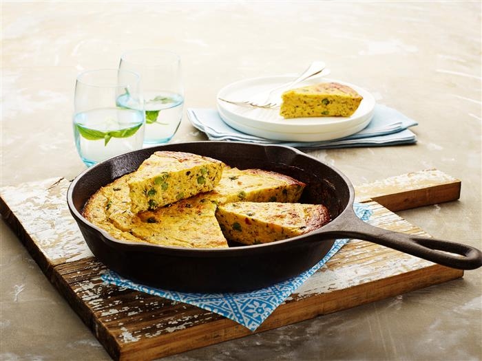 LiveLighter Healthy Zucchini Polenta Slice Recipe