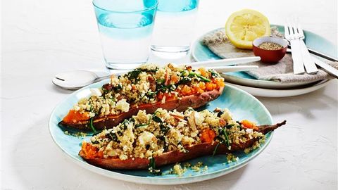 healthy healthy stuffed sweet potato recipe recipe Stuffed Sweet Potato 3-2-1