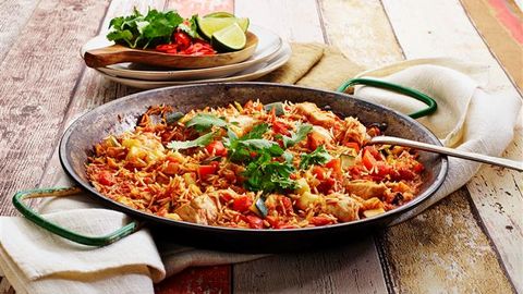 healthy healthy one pan mexican chicken recipe recipe One Pan Mexican Chicken 3-2-1