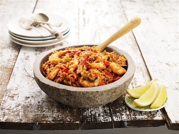 LiveLighter Healthy Prawn Jambalaya Recipe