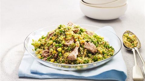 healthy healthy quick tuna couscous recipe recipe Quick Tuna Couscous 3-2-1