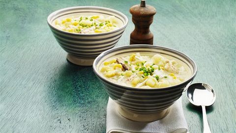 healthy healthy seafood chowder recipe recipe Seafood Chowder 3-2-1