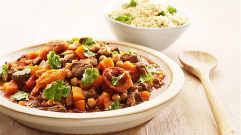 healthy healthy lamb tagine with couscous recipe recipe Lamb Tagine with Couscous 3-2-1