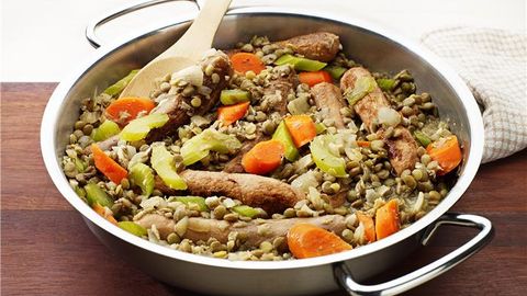 Sausage &amp; Lentil Stew 3-2-1