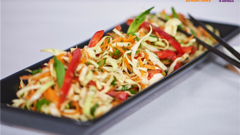 healthy healthy crunchy asian slaw recipe recipe Crunchy Asian Slaw