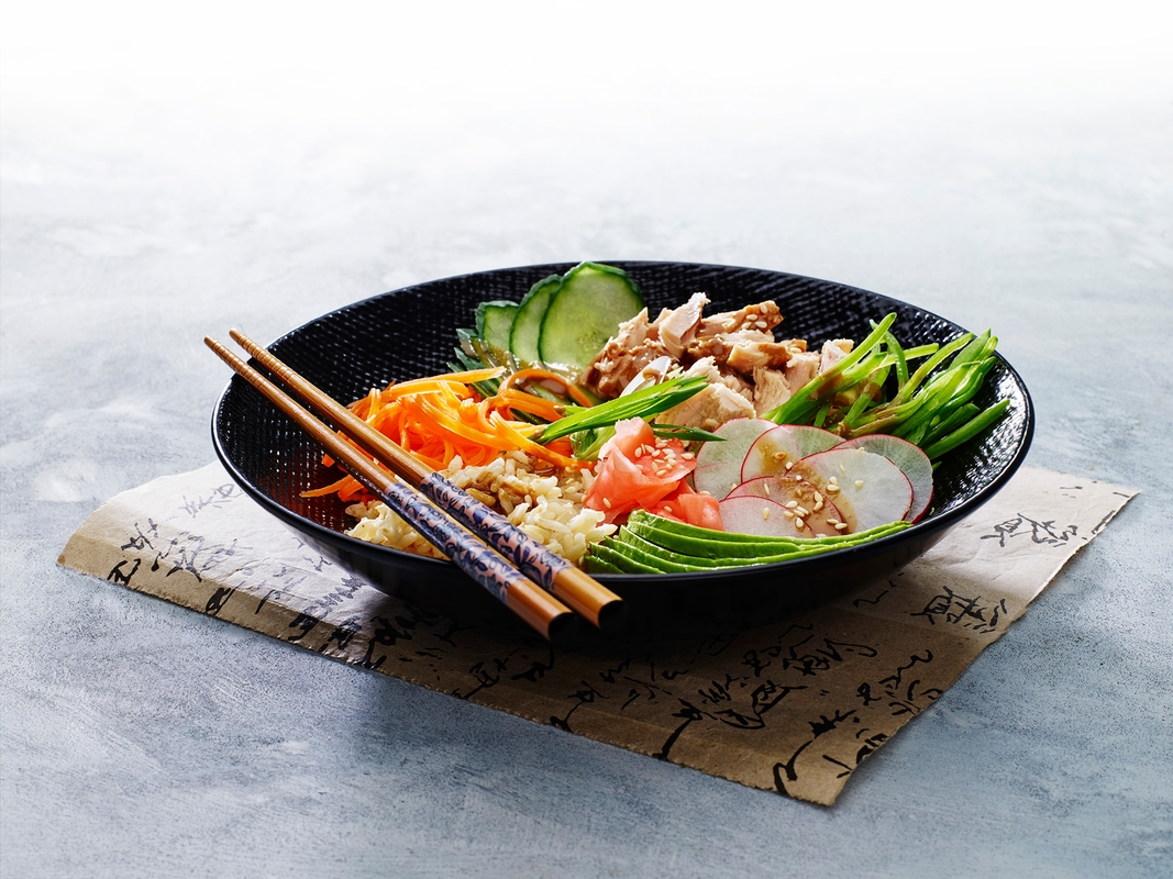 LiveLighter Healthy Japanese Sesame Tuna Rice Bowl Recipe