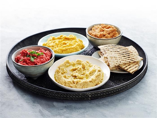 LiveLighter - Healthy Hummus Four Ways Recipe