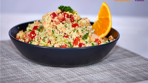 healthy healthy zesty couscous salad recipe recipe Zesty Couscous Salad