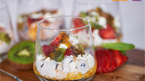 healthy healthy pavlova mess recipe recipe Pavlova Mess