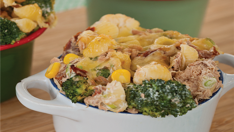 healthy healthy tuna bake with sun-dried tomatoes recipe recipe Tuna Bake with Sun-dried Tomatoes