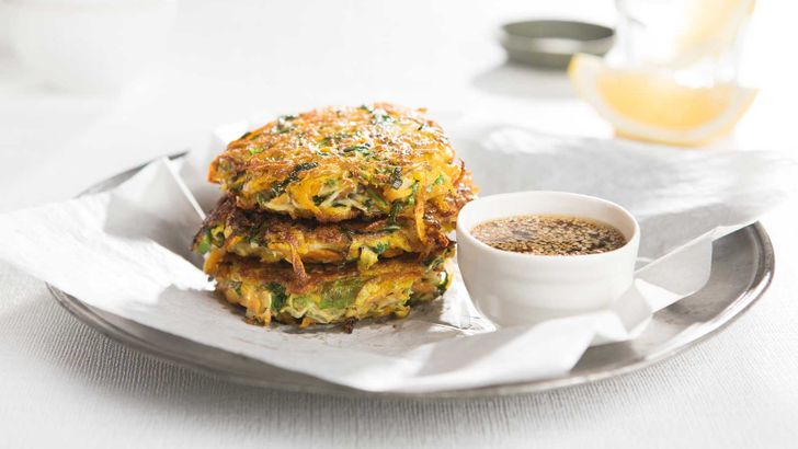 Japanese Vegetable Pancakes Japanese Vegetable Pancakes