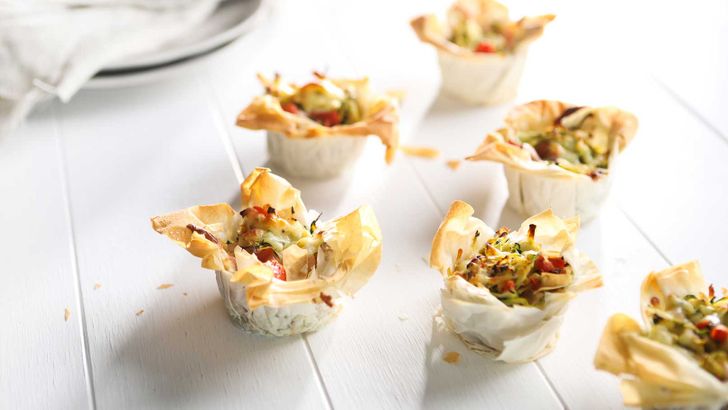 Vegie Filo Cups