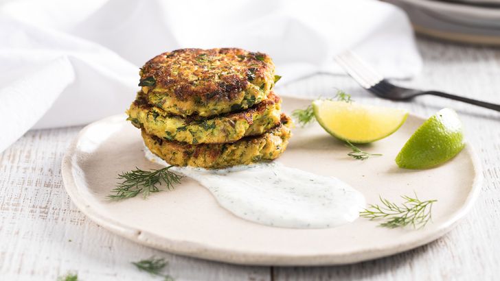 Zucchini and Turmeric Salmon Patties