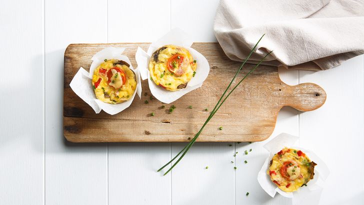 Mini Crustless Chicken Quiches