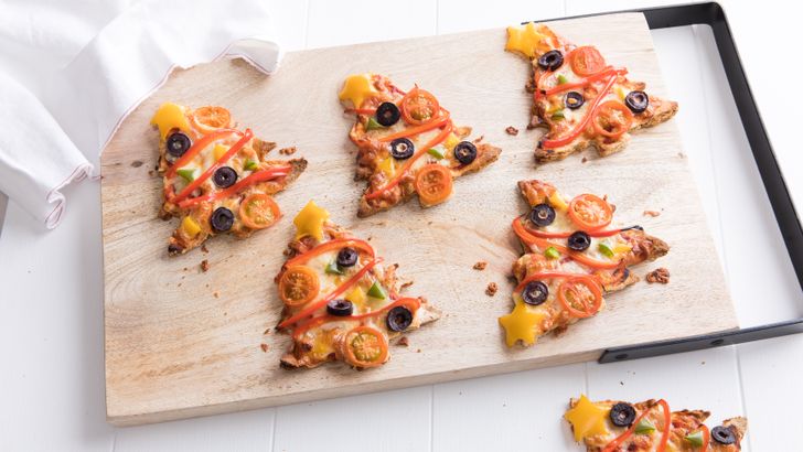 Christmas Tree Pizzas