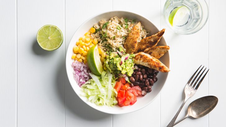 Chicken Burrito Bowls Chicken Burrito Bowls