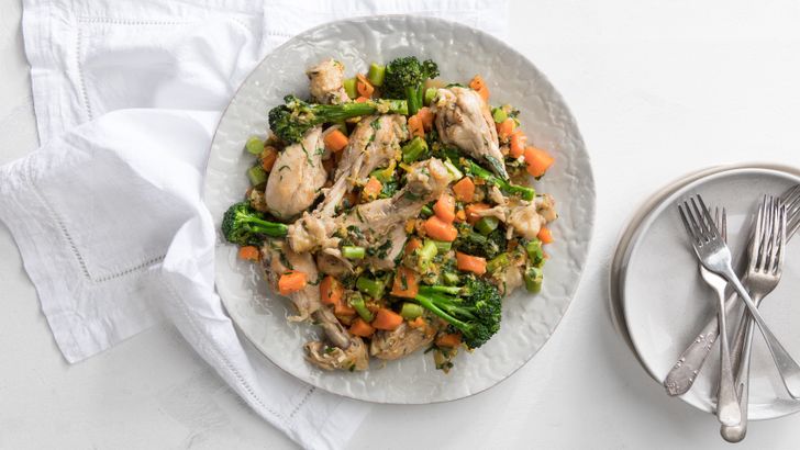 Braised Chicken and Vegies Braised Chicken and Vegies