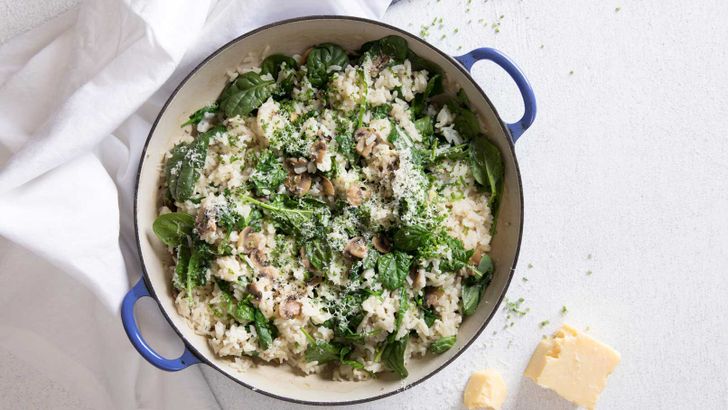 Mushroom Risotto Bake