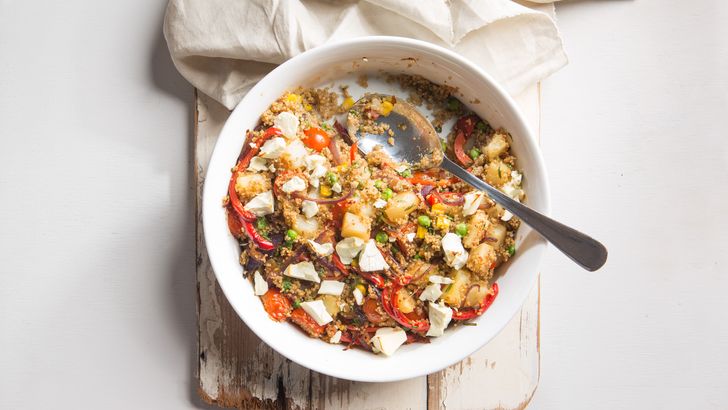 Roast Vegetable Quinoa Bake