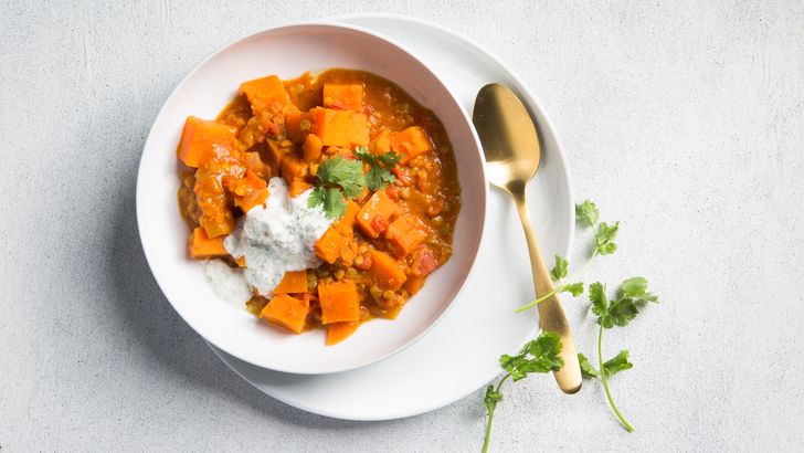 Sweet Potato Lentil Curry