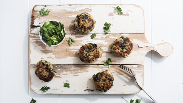 Turkey and Spinach Rissoles