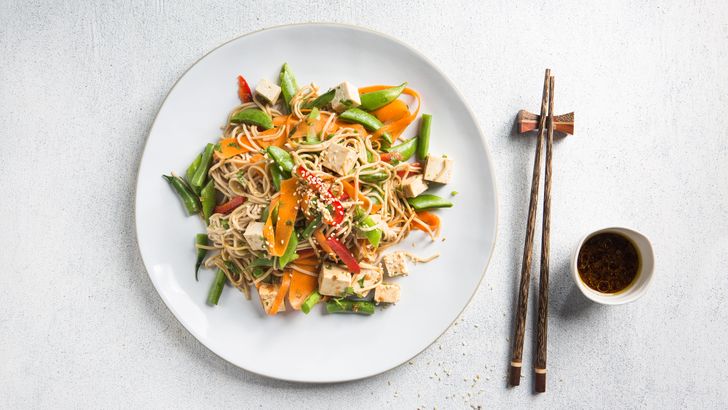 Tofu Soba Noodles