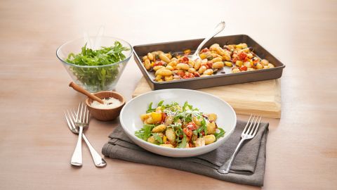 healthy healthy roasted capsicum gnocchi recipe recipe Roasted Capsicum Gnocchi