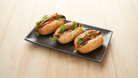 healthy healthy mushroom banh minis recipe recipe Mushroom Banh Minis