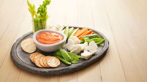 healthy healthy roasted capsicum dip recipe recipe Roasted Capsicum Dip